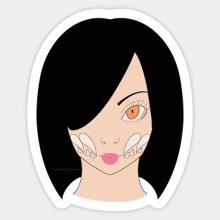 Mortal Kombat XL Mileena Line Work Sticker